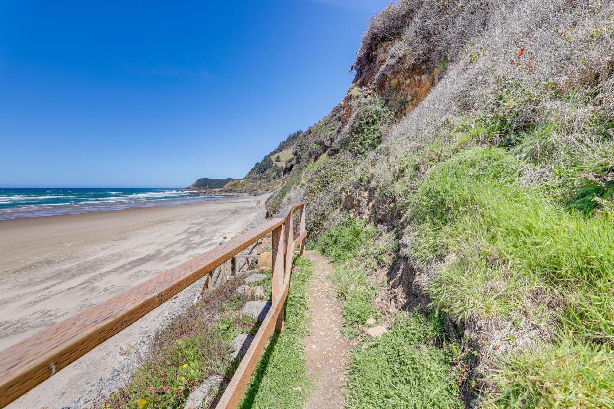 Epic Yachats Escape Oregon Coastline Beach, Views Buitenkant foto